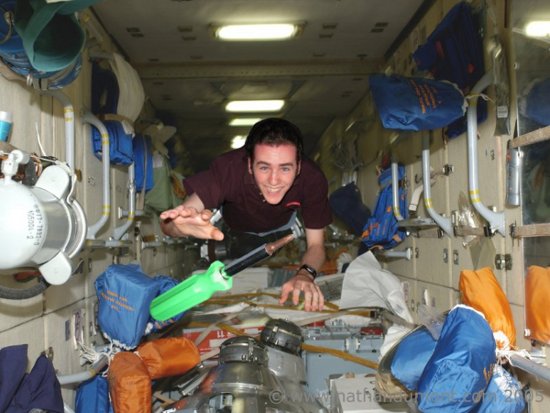 Spaaaaaaaaaaace! Floating in space. Or maybe not.
