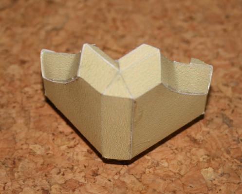 Adding in the curved sections.