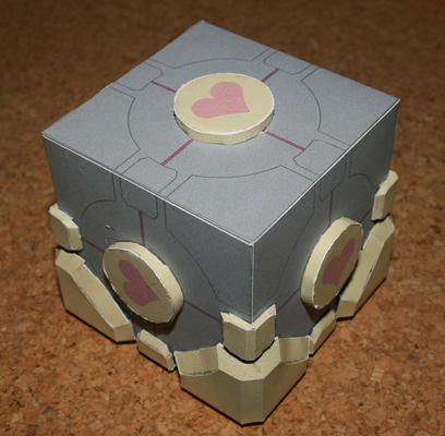 Gluing the lid down.