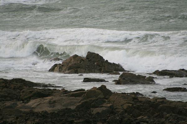 Heavy seas on the west coast.