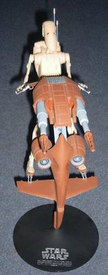 An overall view of the assembled model.